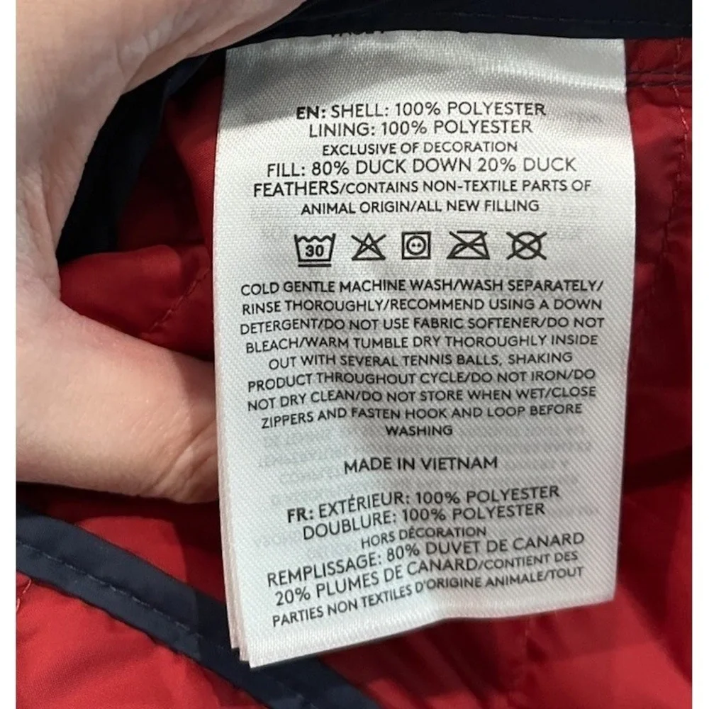 Kathmandu Navy Puffer‎ 80% Duck Down Men's Activewear Vest Size XS